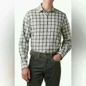 NWT Rodd & Gunn Boltons Check Lightweight Italian Cotton Button Down Ash Sz XL